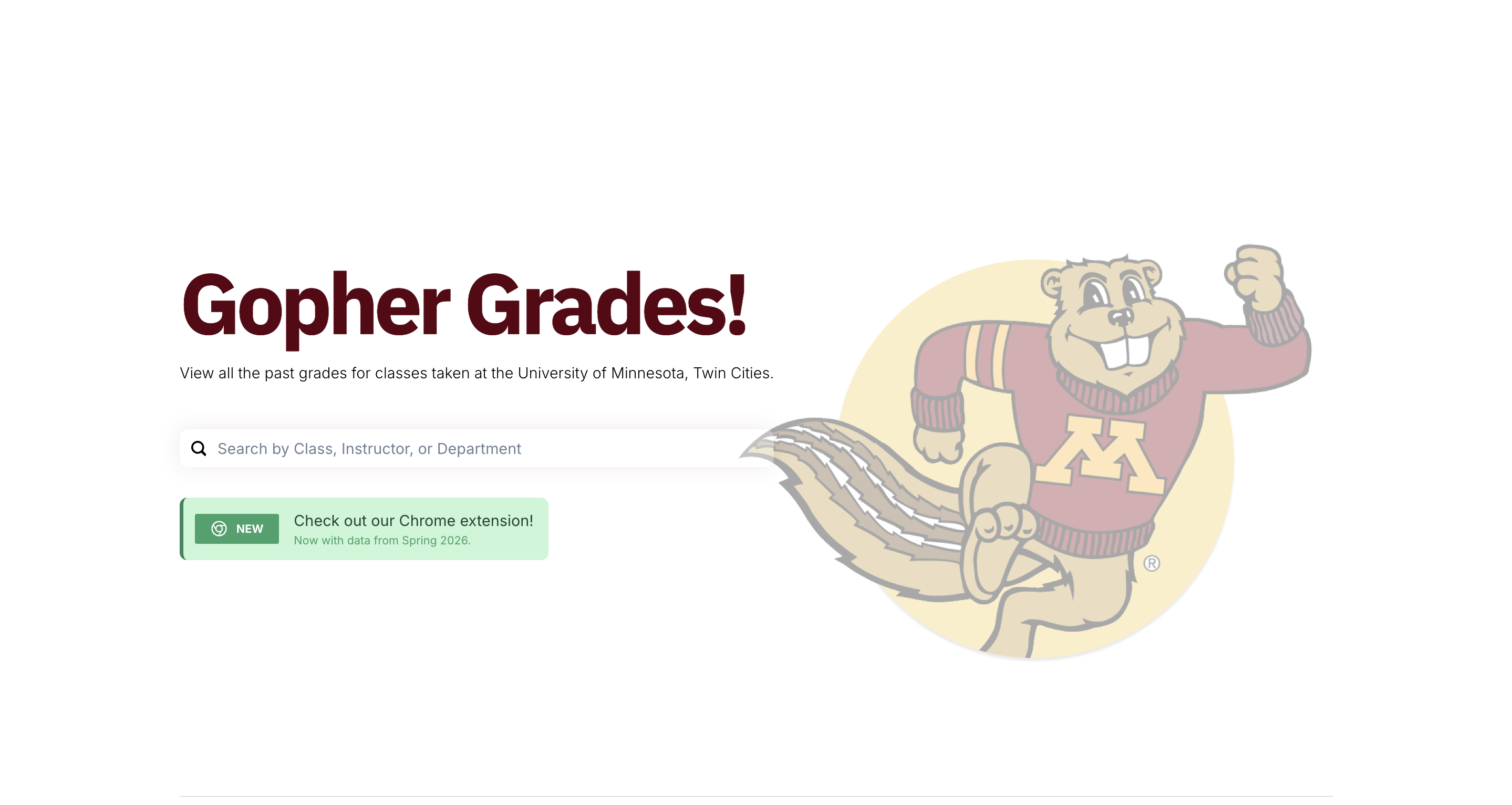 GopherGrades · umn.lol